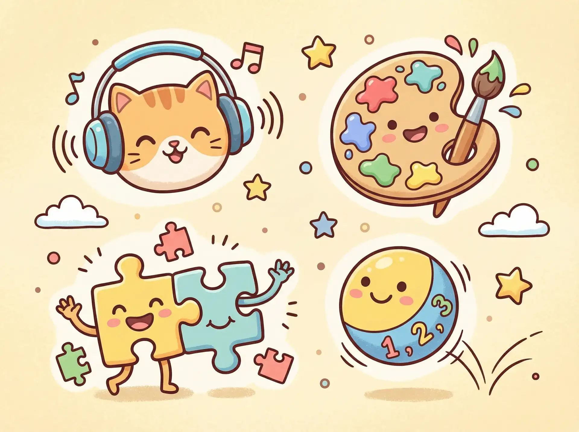 小朋友的手工作品 - 妓女小说 益智创作